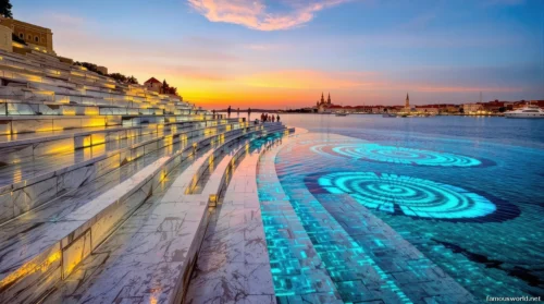 Zadar Sea Organ and Greeting to the Sun 11