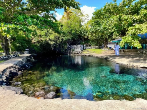 Piula Cave Pool Photos